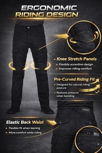 VOLERO Women's Motorcycle Riding Jeans