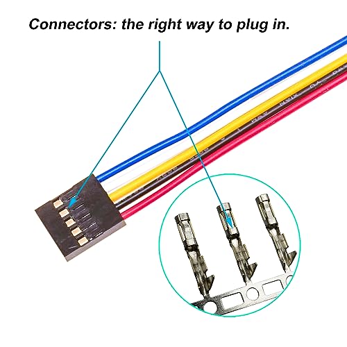 Cable precrimpado Dupont 2.54mm hembra a hembra 50cm miniatura 6
