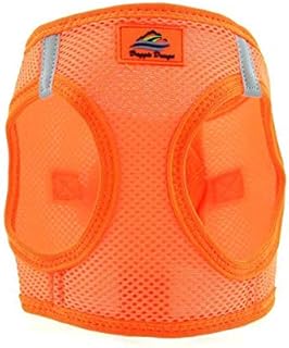 American River Ultra Choke-Free Mesh Dog Harness by Doggie Design - Hunter Orange (Large)