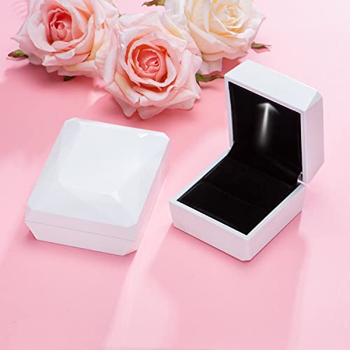 Moissanite Stud Earrings, 1Ct Df Color Ideal Cut Lab Created Diamond 18K White Gold Plated Earrings For Women With Certificate Of Authenticity (Classic 6-P) #TOP5