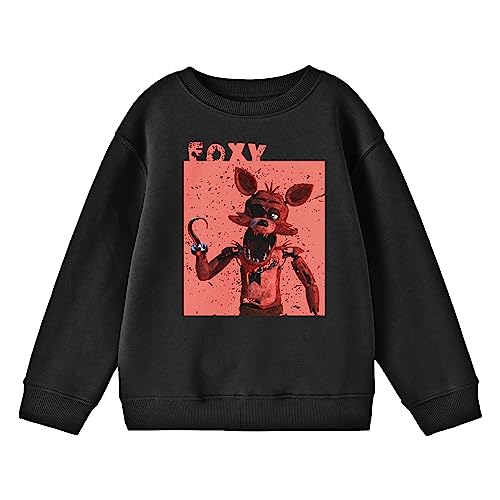 Sweat shirt Foxy FNAF noir aux finitions soignées pour jeune
