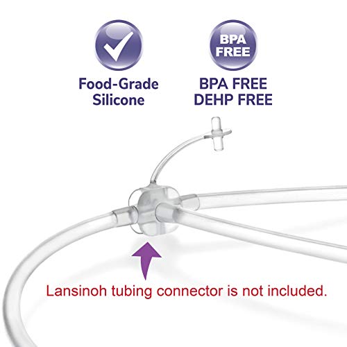 Image of Maymom Tubing Compatible with Lansinoh Breastpump Not Original Lansinoh Pump Parts Replace Lansinoh Tubing. Work with Lansinoh Signature Pro,Lansinoh Smartpump