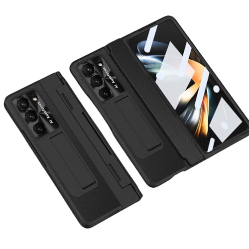 Étui en cuir Galaxy Z Fold 4 avec charnière luxe