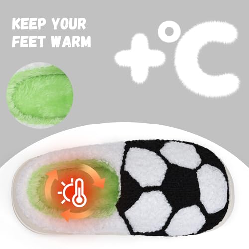 Image of IceUnicorn Kids Slippers Boys Girls Warm Winter House Slippers Big Little Kids Non-Slip Soft Plush Memory Foam Home Shoes for Indoor Outdoor