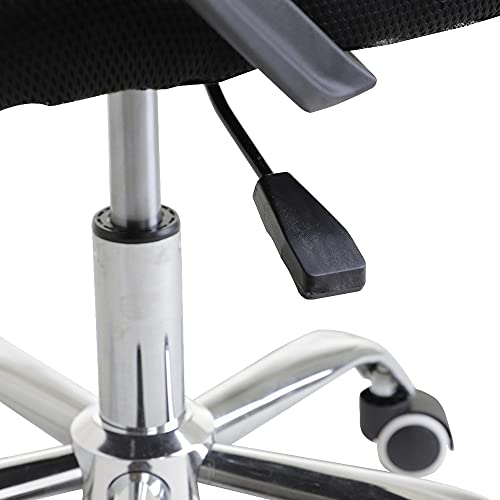 Cadeira Escritório Secretária Ergonômica Tela Mesh Preta Conforsit 4893