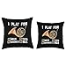 Born to Horn Co. French Horn Band Player Gift-I Play for Drinks Tips & Sex Throw Pillow, 18x18, Multicolor
