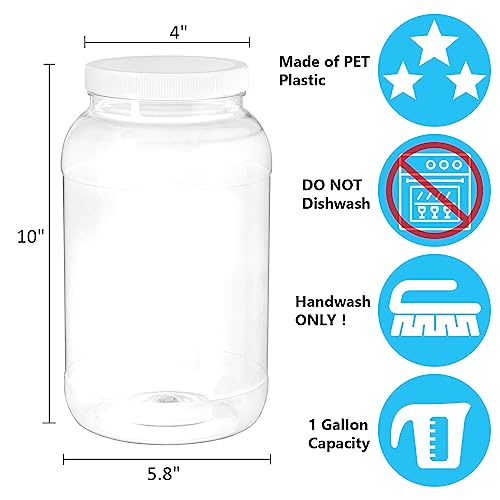 1 Gallon Wide Mouth Storage Containers
