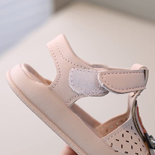 Infant Baby Girl Boy Sandals Summer Outdoor Casual Beach Shoes Cute Cartoon Newborn Toddler First (Red, 7 Toddler)4