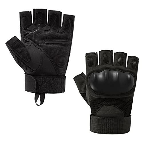 HOLIDYOYO 1Pair Half Finger Cycling Fitness Durable Outdoor Sports Skid Protective Gear for Biking Ergonomic Design for Easy Wear for Men and Women