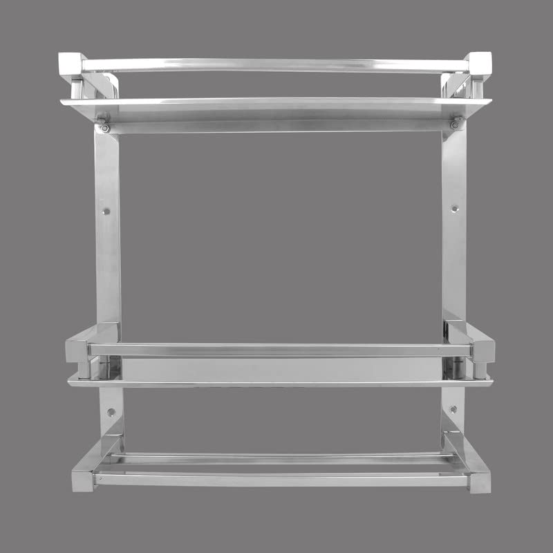 Image of 4008 Stainless Steel 304 Grade Dual Folding Towel Rack for Bathroom Towel Hanger /Rack