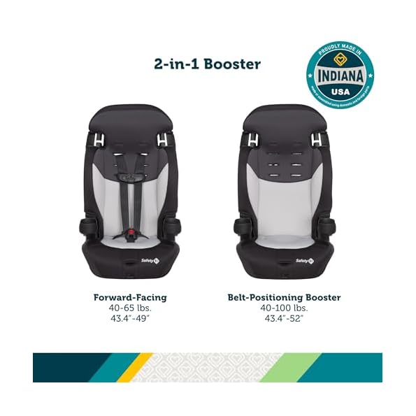 Safety-1st-Grand-2-in-1-Booster-Car-Seat-Forward-Facing-with-Harness-30-65-pounds-and-Belt-Positioning-Booster