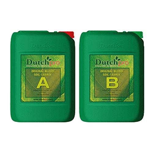 Dutch ProSoil Bloom A + B 5 Litres Plant Base Nutrient Feed Hard Water