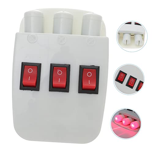 Plafope VS4006T145W6PQYA 1 Pc Teaching Instrument Physics Kit Three- Line Optics Instrument For Lab Three- Way Semiconductor Optical Light Experiment Light Source Optical Three Light Source Plastic White thumb #6