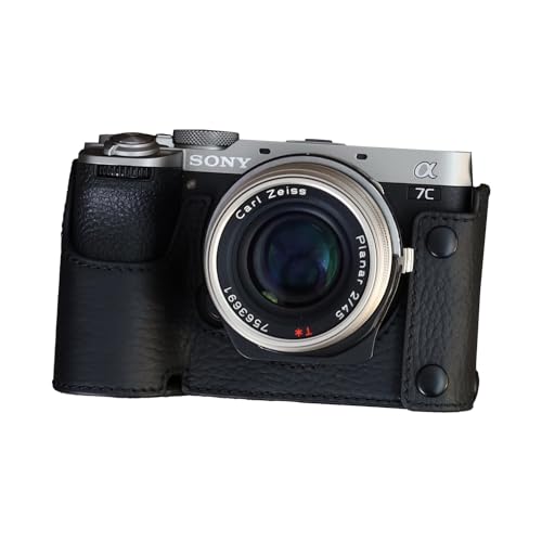 JISYIWOW�{�f�B�P�[�X �{�v�n�[�t�P�[�XSONY A7CR /A7C2�p�J�����P�[�X �d�r�����ł� �O�r�ݒu�ł� ��ʕJ���R (�u���b�N)