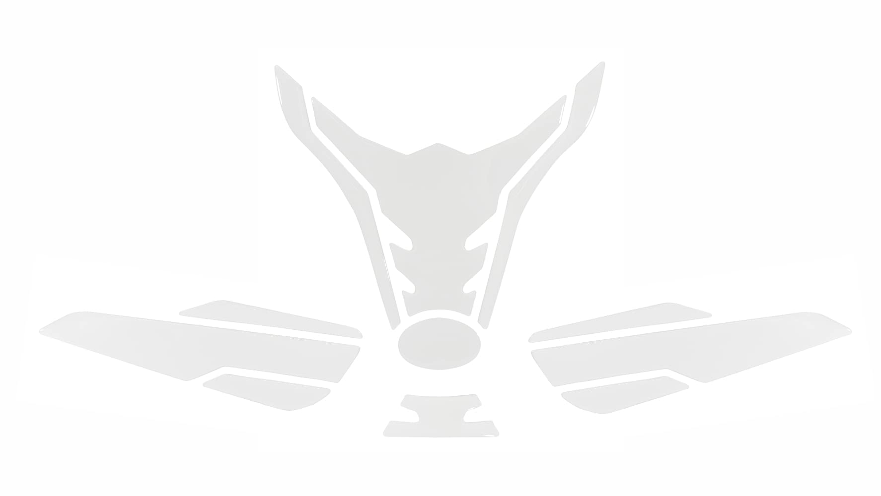 BIKE-label Tankpad Für Kawasaki Z900 - Transparenter Tankschutz Gegen Kratzer & Reißverschlüsse