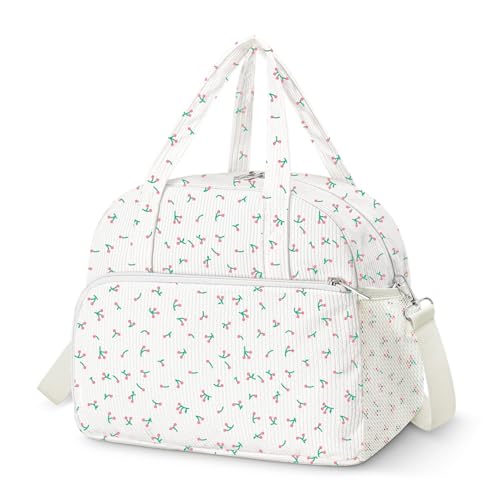 Coobiiya Lunch Bag Lunch Box for Women Men,12L Reusable Cute Corduroy Lunchbag Large Capacity- Leakproof, Insulated LunchBox Tote