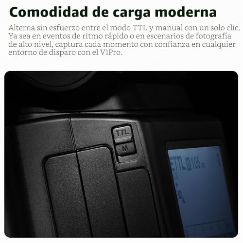 Miniatura 5 de Godox V1pro F Cámara De Cabeza Redonda Flash 2.4g X Inalámbrico Hss 76ws Ttl Li-Ion Cámara De Cabeza Redonda Speedlight Con Flash Externo Su-1 Para Fujifilm