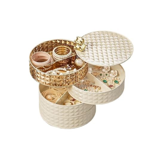 Boîte de boucles d'oreilles rotative pour ne plus jamais perdre vos bijoux