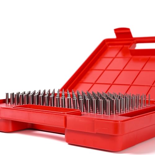 Pin Gauges, Pin Gage Set, M1(0.061”-0.250”)190pcs, Minus, Class ZZ