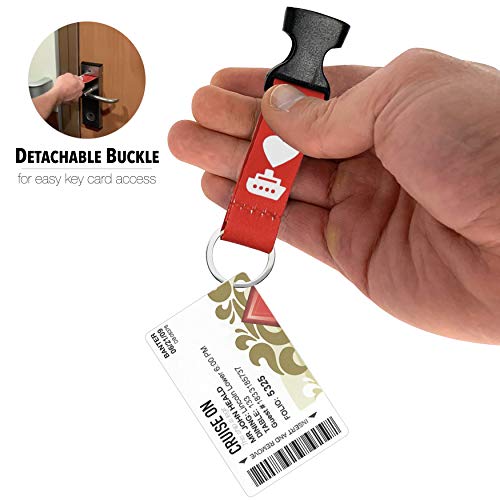 image for Cruise On Cruise Lanyard for Ship Cards – 2-Pack Retractable Badge &
