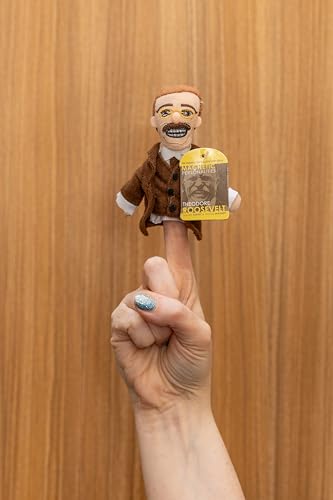 Muñeco magnético de Theodore Roosevelt de peluche 4 pulgadas miniatura 2