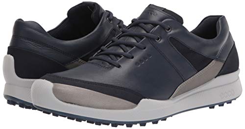 Ecco Women's Biom Hybrid Hydromax Water-Resistant Golf Shoe, Marine/Buffed Silver/Night Sky, 7-7. 5 #TOP7