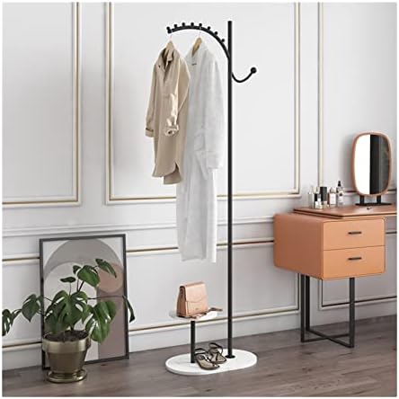 Coat Rack Coat Stand Simple Creative Clothes Rack Metal Standing Entryway Hall Tree Hat Purse Jacket Hanger Entrance Floor (Color : C) (D)