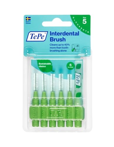 Tepe Interdental Brush 0.8 Mm, Pink, Blister Pack Of 6