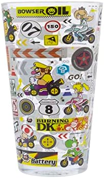 Paladone Mario Kart Drinking Glass, Officially Licensed Nintendo Merchandise