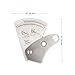 Fan Shaped Welding Gauge Weld Leg Length Fillet Height Gage Inspection Tool Metric Stainless Steel