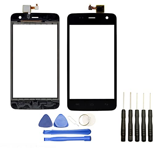 Visiodirect® Vitre écran Tactile Compatible avec Wiko Bloom Noir+ Kit Outils