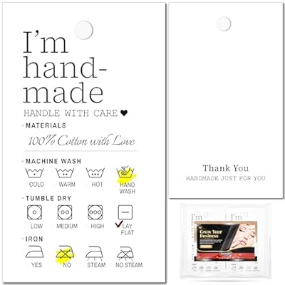 Fiber Art Washing Instruction Cards