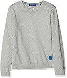  Scotch & Soda Shrunk Jungen Crew Neck Pull in Cotton cashmer Pullunder, Grau (Grey Melange 60), 140 (Herstellergröße: 10)