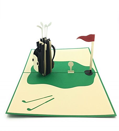 Golf Lovers And Enthusiasts Unique Pop-Up Card! For Parents Or Grandfather's Bday, Co-Workers And Retirement #TOP5