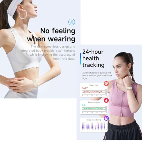 Image of StyleOxx GT Pro Smart Fitness Band,24 /7 Activity Tracking, Heart Rate Monitoring, HRV Analysis, Stress and Sleep Tracking, 30+ Days Battery Life, Ai-Analysis,Subscription Free App (Black)