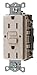 Bryant Electric GFRST15LA 15 Amp 125V Commercial/Residential Self Test Duplex GFCI Receptacle, Light Almond