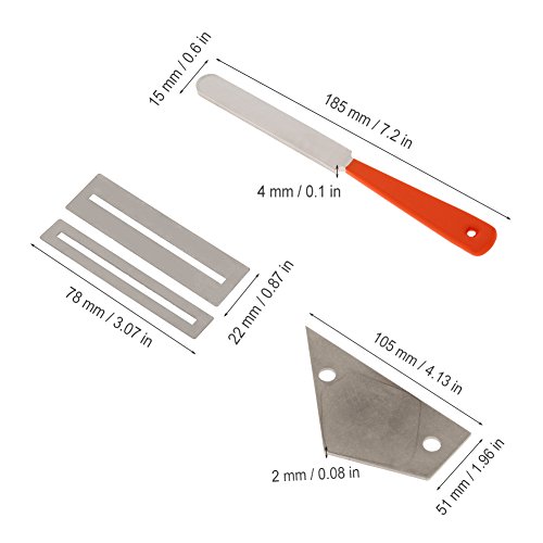 Guitar Grinding Tool Set, Guitar File + Fret Leveling Tool + Fret Protectors Set voor gitaarbouwers, gitaristen en vele… - Image 6