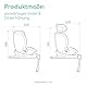 Bebeconfort RevolveFix Plus 360 i-Size, Autositz 360 Drehbar, 0–12 Jahre, 40–150cm, ISOFIX Kindersitz, Stützbein-Installation, 360-Grad-Drehung, 8 Liegepositionen, 12 Kopfstützenpositionen, Full Black