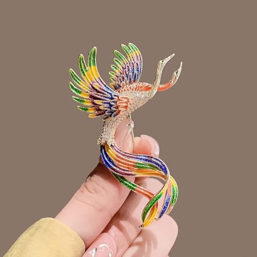 Image of HETICA Women Animal Floral Brooch Pin Accessory Perfect as a Gift for Anniversary Celebrations, Parties, Or Everyday Wear