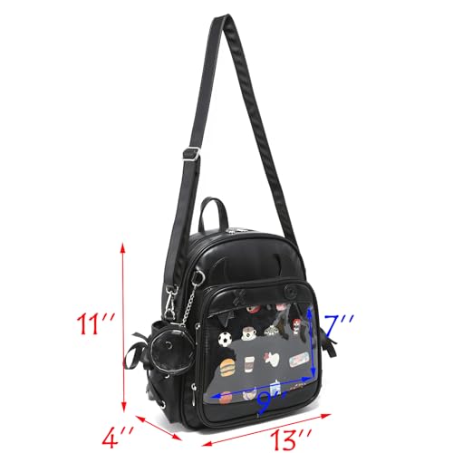 Image of CHERRY SAUCE Devil Halloween Ita Backpack Crossbody Purse For Gothic Anime
