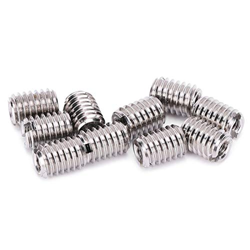 Porca Redutora de Rosca de Metal, Fios Inserções de Ferramenta de Reparo Reduzindo Porca 10pcs Ferra