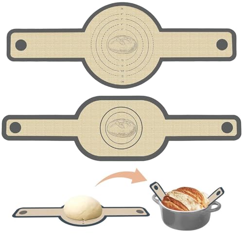 La Mejor Selección de Tapetes para hornear , listamos los 10 mejores. 47 Tapete de Silicona para Hornear, Eslinga Silicona para Pan Horno Holandés, Estera para Hornear Resistente al Calor con Mango Largo para Horno, Suministros para Hornear