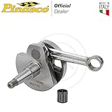  PINASCO ALBERO MOTORE ANTICIPATO CROMATO CORSA LUNGA 60mm PIAGGIO VESPA PX 125 150 COSA LML STAR 2T Art. 25080826