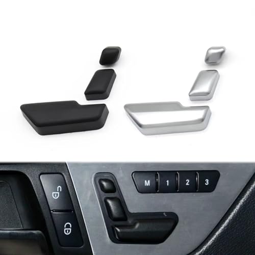 Botón del reposacabezas izquierdo Benz ML GL W166 color plateado 2