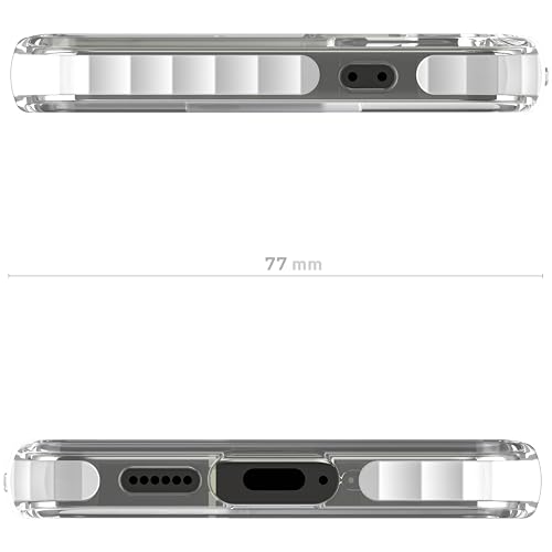 Ghostek Polarity Magnetic Samsung Galaxy S24 Case, Compatible with MagSafe Accessories, Clear Shockproof Protective Phone Cover Designed for 2024 Galaxy S24 (6.2 Inch) (Clear) - Image 6