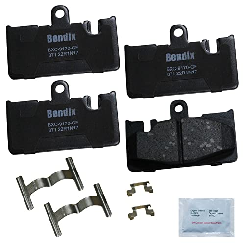 Image of Bendix Priority1 CFC871 Ceramic Rear Brake Pads for Lexus LS430 2006-2001