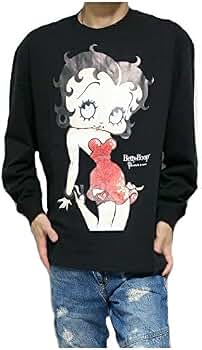 Amazon | [Betty Boop] ベティーブープ ベティちゃん 服 長袖tシャツ