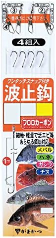 Gamakatsu One-touch Snap with Thread with Waves 1 m OS103 3 - Harris 1.5. 11545-3-1.5-07