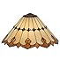 20" Wide Nouveau Cone Stained Glass Shade