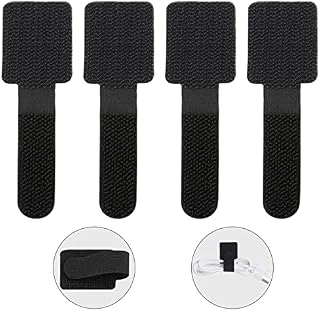 Reusable Cable Ties, HQCM 30 Pcs Velcro Cable Straps, Adjustable Straps Hook and Loop Fastening Wire Wrap ties, power cord loop for Tablet Laptop PC TV Home Office Electronics Cable Organiser (9*3cm)